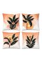 Desert Branches Patterned 4-Piece Throw Pillow Cover Set - 3