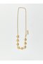 Women's Chain Belt with Yellow Metal Accessories
