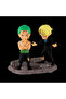 One Piece World Collectable Figure Log Stories Roronoa Zoro & Sanji Nothing At All Figure By - 3