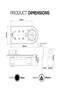 Rectangular and Handy, Fingerprint and Key Access, Manual Locking System, Smart Furniture Lock (Black) (Password & Key (Horizontal)) - 4