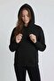 Black Girl's Kangaroo Pocket Hooded Sweatshirt 24687 - 3