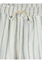 Lcw Kids Blue Elastic Waist Boys Bermuda Shorts - 3