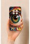 Realme 12 4g Compatible Colorful Eye-Pop Pattern Silicone Case
