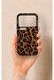 Xiaomi Mi 17 Pro 5g Compatible Dark Leopard Leather Pattern Silicone Case