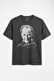 Mustafa Kemal Atatürk Portrait Unisex Regular October 29 May 19 Republic Anthracite Melange T-Shirt