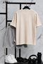 Be Kind Printed Plus Size Unisex T-Shirt & Grey Shorts Set - 2