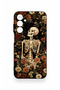 Samsung A25 Compatible Flower Skeleton Pattern Silicone Case - 2