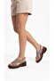 Women's Suede Wedge Heel Cross-Strapped Comfortable Orthopedic Sole Sandals - 4