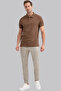 Men's Slim Fit 100% Cotton Pique Polo Collar T-Shirt Basic Short Sleeve Casual T-Shirt - 4