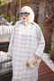 Blue Plaid Long Loose Tunic - 3