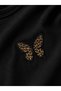 Butterfly Printed Oversize Women's T-Shirt - Shorts Set - 3