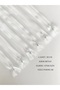 6 Pieces Off-White 30 Cm, Hidden Zipper for Dress, Skirt, Evening Dress