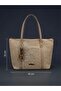 Large Size Women's Lined Shoulder Bag |   Beaded Charm Beach Bag |   Zippered Daily Bag (35 X 45 cm) - 4