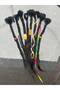 8-Piece Black Decorated Thick Detachable Rasta Braided Hair Accessory 25–30 cm - 4
