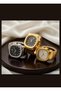 Square Ring Watch – Vintage Style, Quartz Movement, Adjustable Finger Watch, Minimalist Show-Off Ring Watch for Women and Men, Unique Jewelry Gift - 9