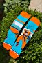 Unisex Dragon Ball Goku Patterned Turquoise Anime Socks - 3