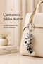 Keychain with Movable Raccoon Figure – Articulated Gray Bag Ornament and Accessory - 6