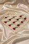 Cherry Motif Tied Bandana, Knitted Summer Hair Bandana for Beach Daily Use - 3