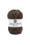 Magic Socks Kit Knitting Yarn 2-Pack Red Mix 75% Wool 25% Polyamide (Se791) - 2