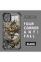 iPhone 11 Compatible Transparent Back Panel Four-Corner Reinforced Impact Protection Glossy Edge Silicone Case