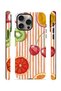 iPhone 15 Pro Vorian Double Layer Case Tutti Frutti Stripe - 2