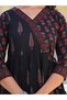 Black Cotton Viscose Salwar Kameez & Dupatta Set - ALV2091 | Black-Size:L-40-Inches - 4