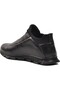 4781 Black Genuine Leather Men's Casual Sneakers Shoes - 4