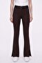 Women's Gathered Belted Wide Leg Trousers - 2