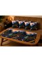 Landscape Patterned 4-Piece Decorative Throw Pillow Cover and Runner Set
