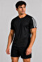 3-Piece Sleeve Stripe Quick Dry Breathable Fabric Sports T-Shirt - 2