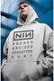 Nin Rock Metal Music Band Front Printed Unisex Oversize Premium Hoodie