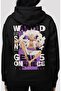 Wanted Monkey D. Luffy Gear 5 One Piece Anime Back Printed Unisex Oversize Combed Cotton Hoodie - 3