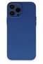 Aconcept iPhone 13 Pro Case Nano Inside Velvet Silicone (81921) - Navy Blue