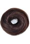 Bun Extensions - Human Hair Elastic Donut Chignon Bun Topknot Costume Hairpiece Ponytail - 46g - 2