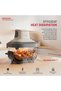 Glass Air Fryer Healthy Oil Free Cooker 1550W Bake Grill Roast Reheat 4L Kitchen Appliance - 6