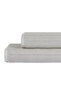 Linari 100% Cotton Jacquard 2-Piece Bathroom Set Light Gray 50X90/90X150 50X90/90X150 Light Gray - 2