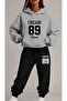 Unisex Character Hooded Sweatshirt Set - Face and All-Over Surface Printed, Comfortable Lace-Up Hoodie