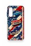 Samsung A26 Compatible American Chevrolet Patterned Silicone Case - 2