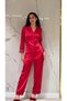 6 Piece Dowry Satin Nightgown Set Lace Robe Pajama Shorts Undershirt Long Sleeve Pajama Set |   6-Piece Bridal Dowry Set Underwear Set - 7