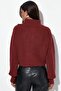 Viorna Women's Short Ribbed Zipper Cardigan - 3