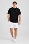 Men Slim Fit Short Sleeve Training T-Shirt, Black - 2