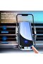 Wireless Car Charger & Mobile Phone Holder – 15W Fast Charging Auto Clamp Windshield Mount with Magnetic Head & USB Cable, Silver - 4