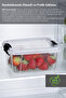 4-Piece Elora Storage Box - 800ml Locking Lid Storage Container Organizer Kitchen Organizer Transparent - 2