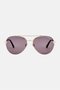 Men FT1146 Aviator Sunglasses, Rose Gold