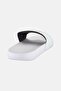 Men Chicago Bulls Primary Logo Slip On Slides, White - 3