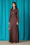 Dress with Gold Button Detail