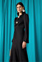 Dress with Gold Button Detail - 2