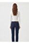 Women'S, Ecru Color, Front Placket & Snap Fasteners, Fitted/Cut-To-Fit Ribbed Camisole Fabric, Stretchy Knitted Blouse - 4