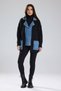 Women's knitwear denim fabric detailed design jacket cardigan - 4