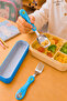 Special Edition Boxed Baby and Child Fork Spoon Set 2 Pieces Ergonomic Handle School Nutrition Travel - 2